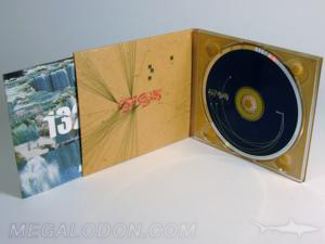 digipak cd dvd recycled paper fiberboard tray packaging