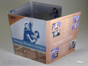 copper metalllic ink printed packaging multi disc set