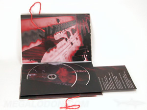 custom dvd book set double dvd sleeve string tie