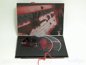 dvd book double disc book swinging sleeve string tie