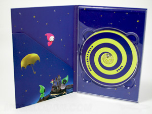 digipak dvd full color 4C/4C printing inside spines diagonal pocket