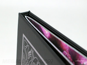 cd book inner pages booklet attached to wrap at spine