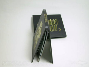 cd book two disc gold foil stamping