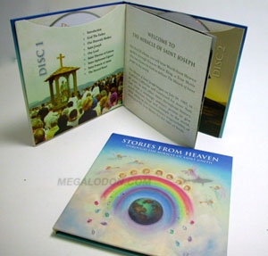 Double CD book two discs sleeves glued on