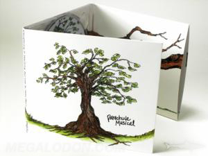 matte uncoated paper digipak 6pp tube pocket