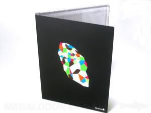 digipak dvd tall 4pp clear tray bright colors black