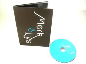 wide digipak 4pp tray silver foil  blue foiling 