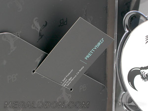 digipak business card slot diagonal pocket spot gloss embossed