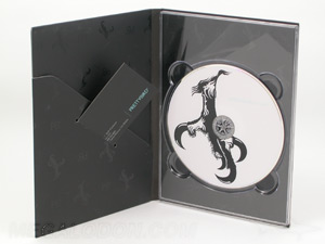 dvd digipak business card slot diagonal pocket tall clear tray 
