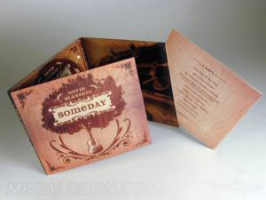 digipak cd tube panel spot uv, embossing