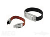 usb manufacturing leather bracelet