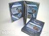 Hardbound Book doubledisc tray 2 disc set cd dvd or 4 disc