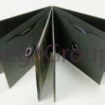 Swinging Sleeves Black Matte Die Cut Hole Multidisc