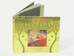 Hardcover Book CD Size Gold Foil Goddess Title with Perfect Bound Inner Pages and Disc Tray
