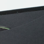 Close up glued on disc sleeve pocket black matte material CD BOOK LITE