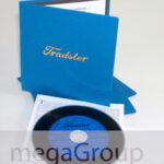 Fabric Wrapped LPs Vintage Vinyl Disc