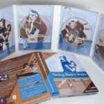 Copper metallic ink on 8pp multidisc dvd digipak Swing