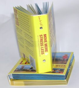 Multidisc Wallet riveted construction for large number disc set, outside spine view rivets