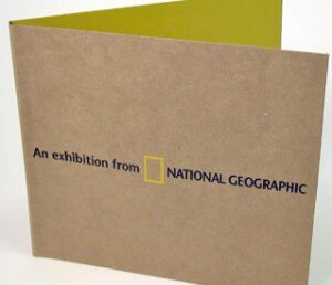 Eco jacket National geographic cork hub fiberboard paper stock plastic free