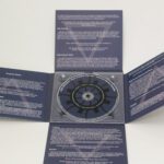 Cross shaped digipak 1 disc in center custom folded packaging