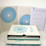 Workbook with unprinted paper for writing - Multidisc slipcase box set with tall jackets and book