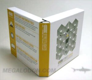 Custom hinged box packaging 4C printed. outside black wrap inside with foam well to hold usb and book