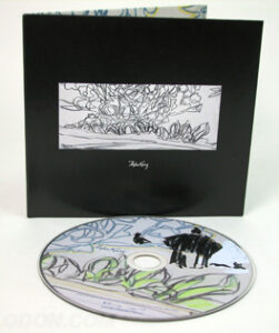 Outside view cd jacket spot gloss area