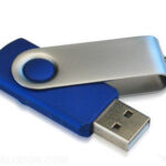 USB Blue plastic case model 127