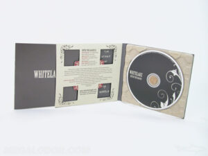 Custom Digipak die cut window recycled paper tray