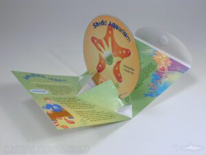 Pop-Up Pak jacket cd or dvd disc 3D holder