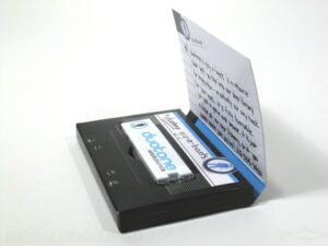 USB and custom usb printed packaging duotone cassette style