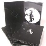 custom digipaks spot gloss ink printing matte lamination personalized dvd film reels with director business cards