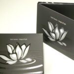 Spot gloss ink Ripples created with spot uv ink and matte lam on custom digipak packaging