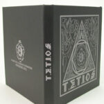 CD Book spine 2 cd set with foam hubs to hold discs inner pages stapled booklet