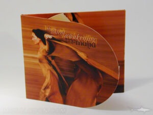 custom shape packaging cd jacket curved end panels die cut