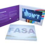 Video Brochure 10inch screen 4pp 5 buttom FASA