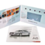 Video screen packaging video brochure 5inch lcd panel screen