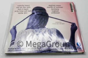 Resealable bag on cd jacket, back side view