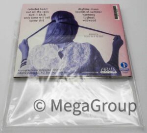 Resealable bag on cd LP jacket