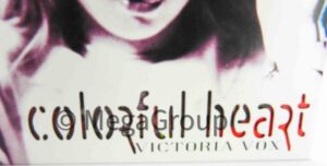 die cut out lettering on custom cd jacket